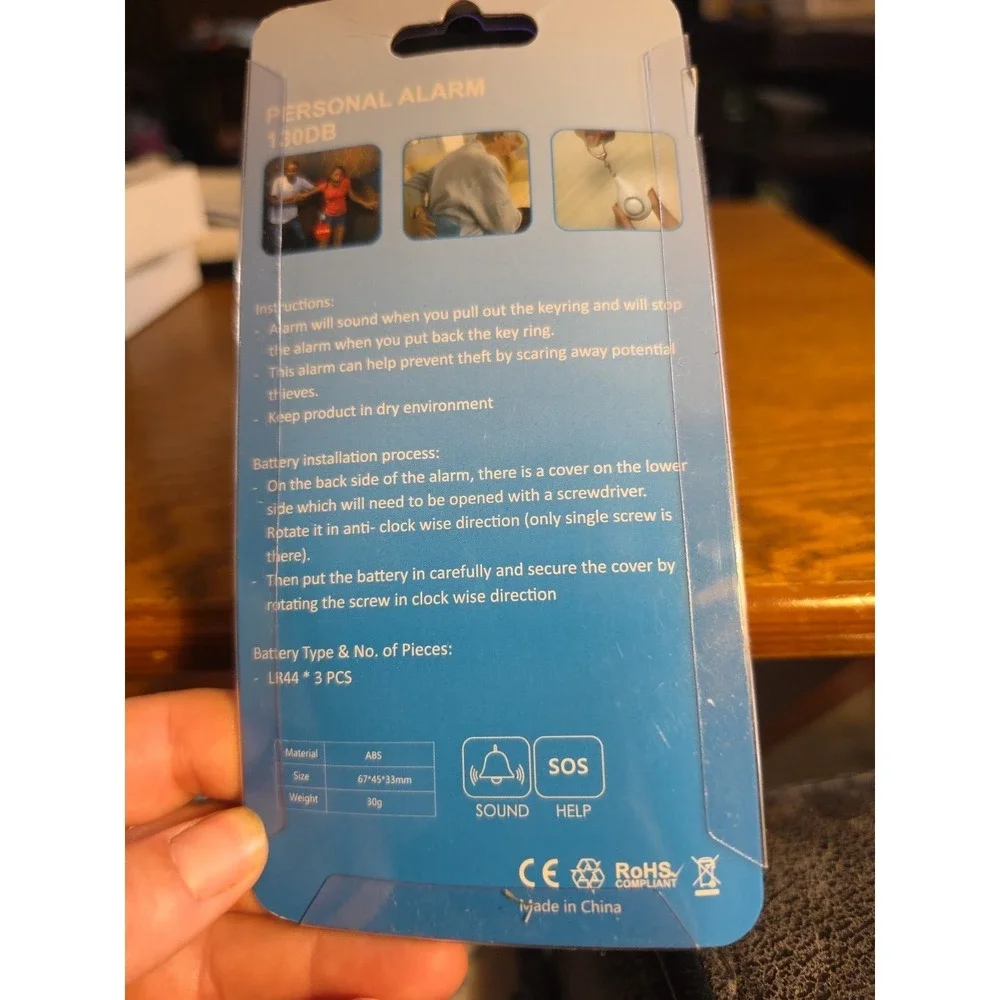Personal‎ Alarm Keychain